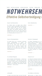 Mobile Screenshot of notwehrtraining.de